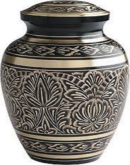 Adult Size Brass Cremation Urn