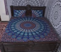 Indian Mandala Brown Cotton Duvet Cover