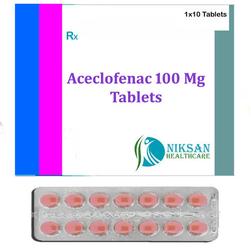 Aceclofenac Tablets 100 Mg General Medicines