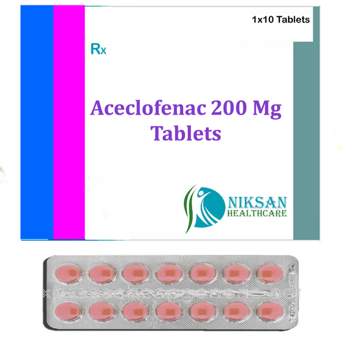 Aceclofenac 200 Mg Tablets General Medicines