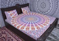 Indian Mandala Cotton Pink Bold Duvet Cover