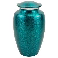 Marbled Blue Cremation Urn