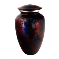 Marbled Green Cremation Urn