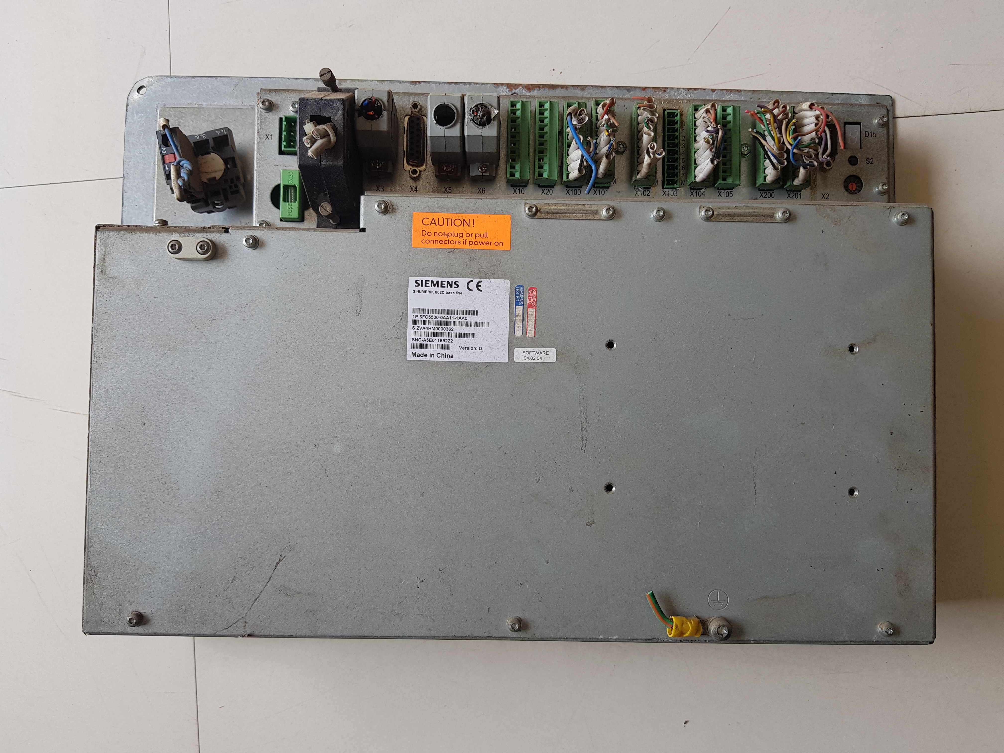 SIEMENS SINUMERIK 802C BASE LINE 6FC5500-0AA11-1AA0