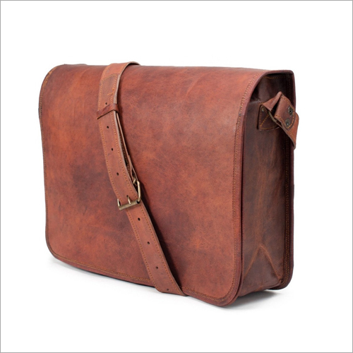 Office Brown Leather Bag