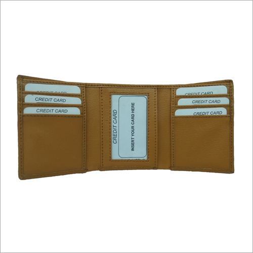 Mens Leather Brown Wallet