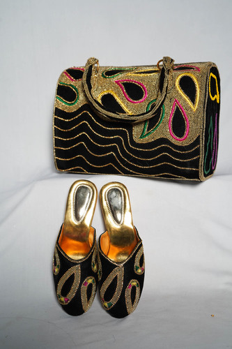 Handmade work ladies bag & shoes Handmade work ladies bag & shoes