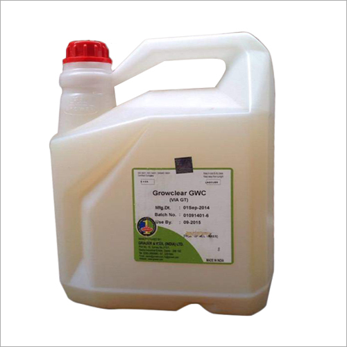 Growclear GWC Chemical - Liquid Form, Accurate pH Value | Highly Effective for Industrial Garment Washing, Water Soluble, Non-Harmful