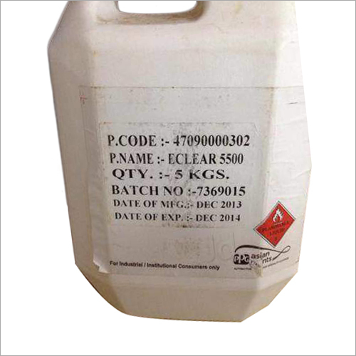 Eclear 5500 Chemical - Liquid Form, 5kgs Plastic Can Packaging | Non-Toxic, Water Soluble, Industrial Odor and Pollutant Removal Agent