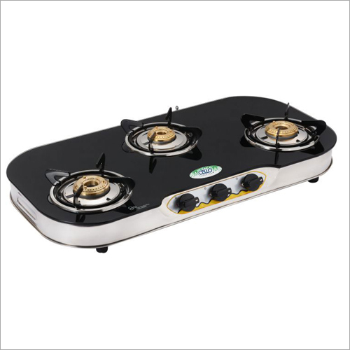 Manual Toughened Glass Top Gas Stove