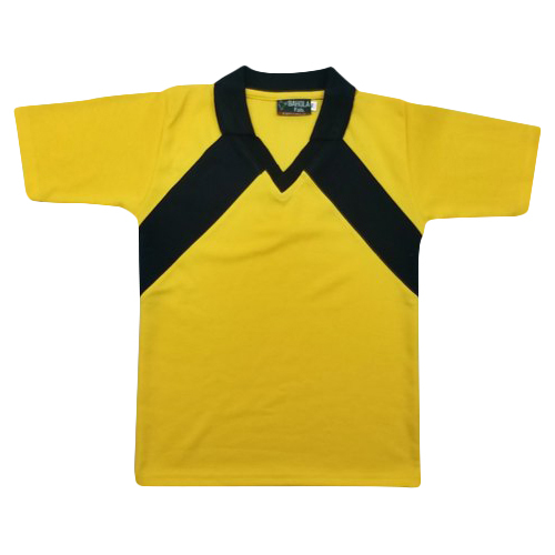 Mens Half Sleeve T-Shirt - Polyester, Yellow, Regular Fit | Breathable Fabric, Moisture-Wicking, Comfortable Fit