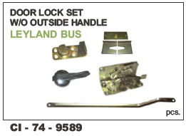 Door Lock set w/o out side handle Leyland Bus(cinew)
