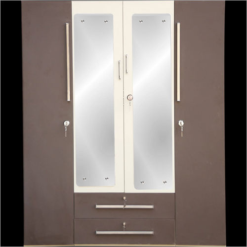 Available In All Color Hinged Double Door Steel Almirah