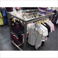 Garment Storage Rack & Counter