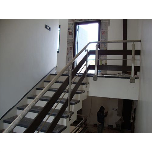 Wooden And Steel Railing Size: Customize