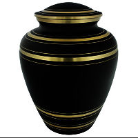 Silver Brass Cremation Urn