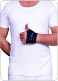 Wrist Brace With Thumb Hole - Fiber Material, Portable Design | Supports Hand, Medical-grade Gloves For Enhanced Stability