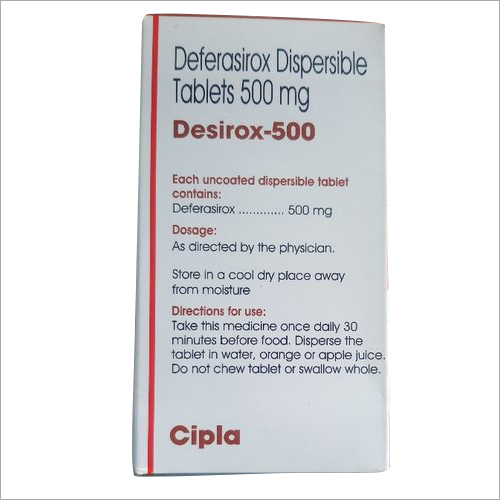 500 MG Deferasirox Dispersible Tablet
