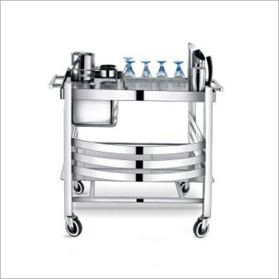 Stainless Steel Serving Trolley Application: Heat Resistant