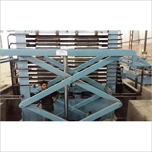 Semi-Automatic Hydraulic Plywood Scissor Lift Machine