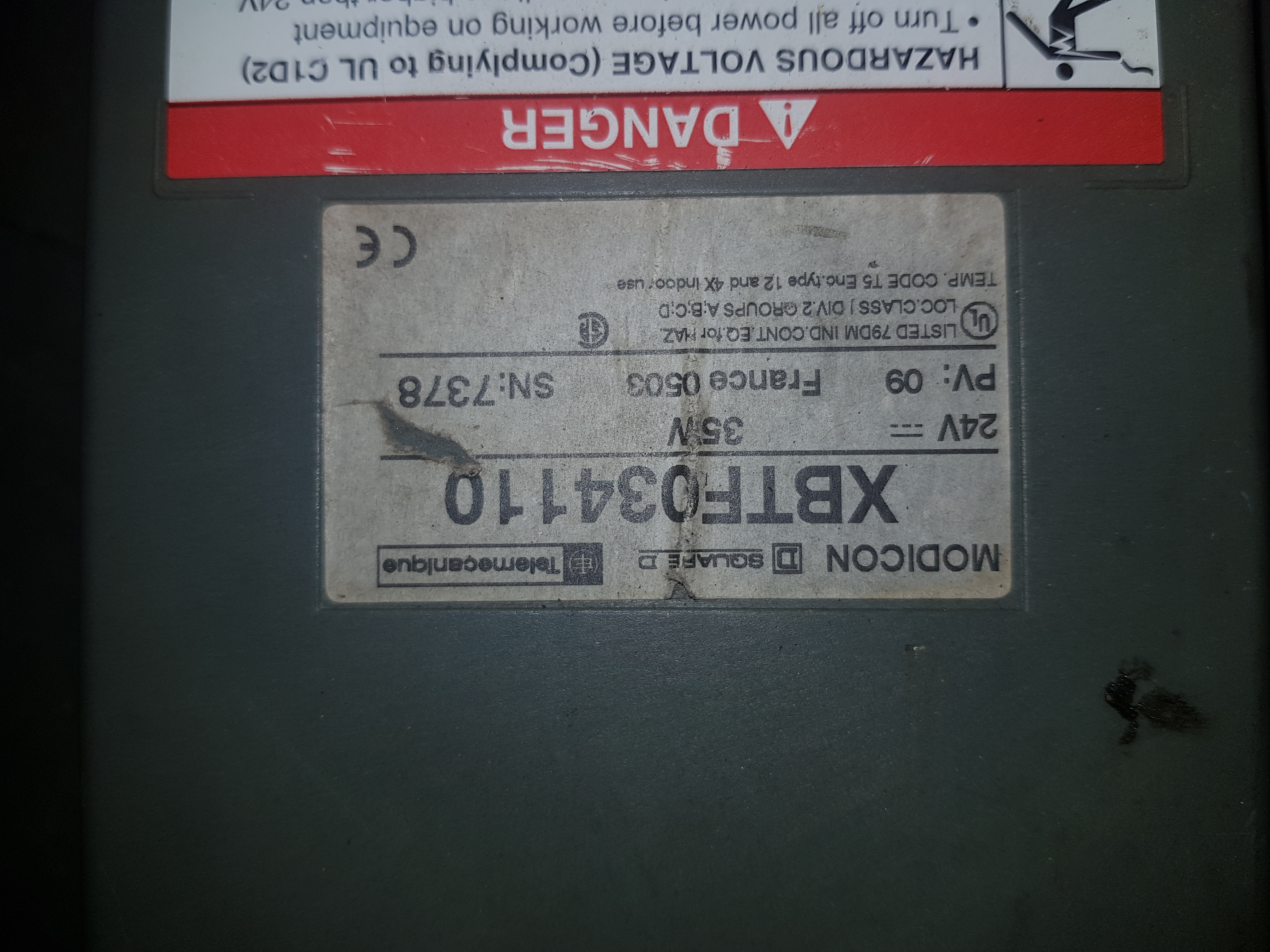 Telemecanique Modicon XBTF034110