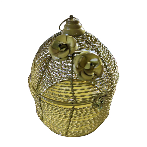 Hanging Decorative Cage - Metal, Customized Height & Length | Vintage Look, Durable & Washable, Corrosive & Scratch-Free