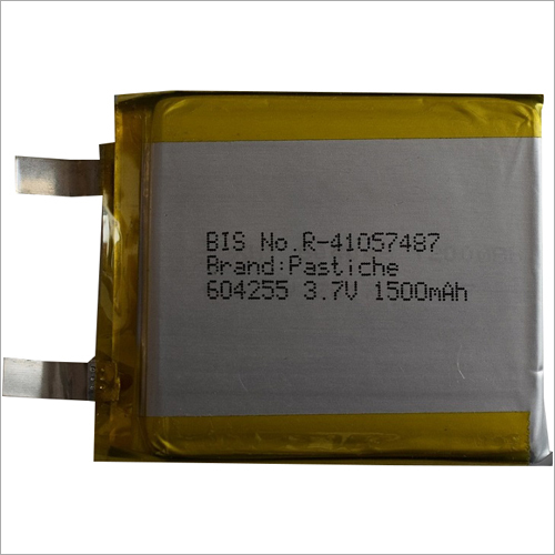 Lithium Polymer Battery Nominal Voltage: 3.7 Volt (V)