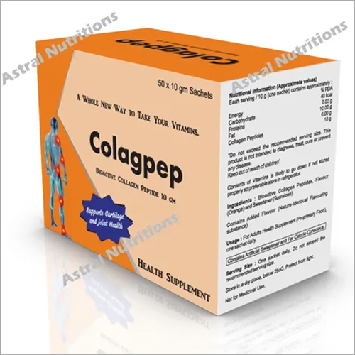 Colagpep Health Supplements Sachet By ASTRAL NUTRITIONS