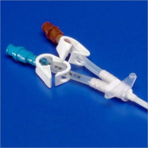 Plastic Mahurkar Double Lumen Straight Catheter