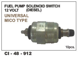 Fuel Pump Solenoid Switch 12 Volt Universal