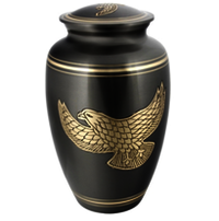 Golden Eagle Brass Cremation Urn