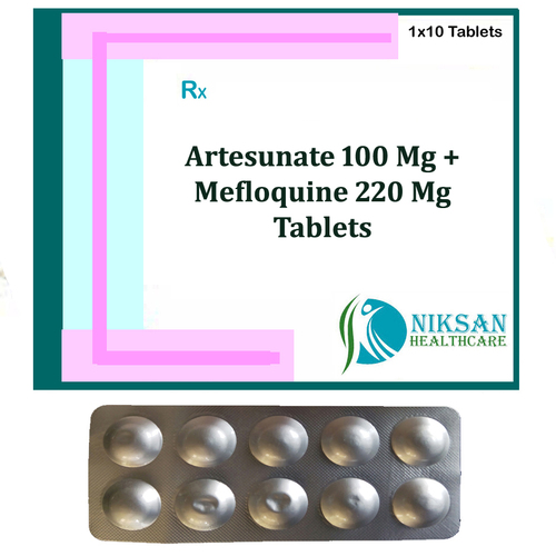 Artesunate 100 Mg Mefloquine 220 Mg Tablets