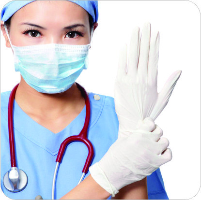 Latex Examination Gloves ( pre-powdered & powder free)