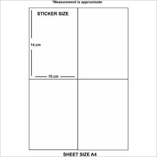 ST4 LABEL PRINTING SHEET