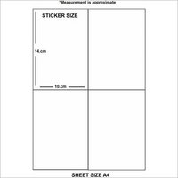 ST4  LABEL PRINTING SHEET