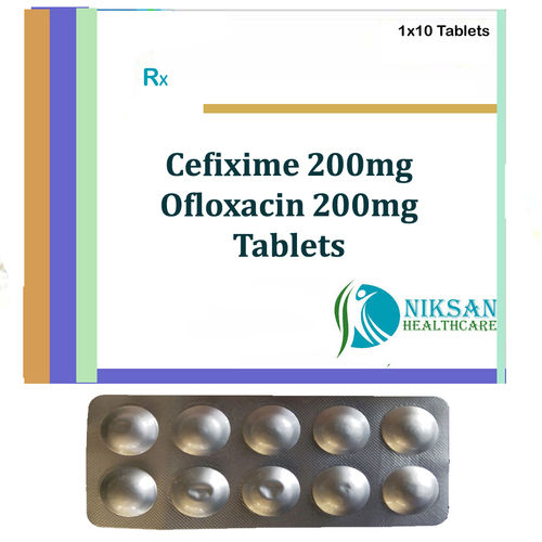 Cefixime 200mg Ofloxacin 200mg Tablets General Medicines