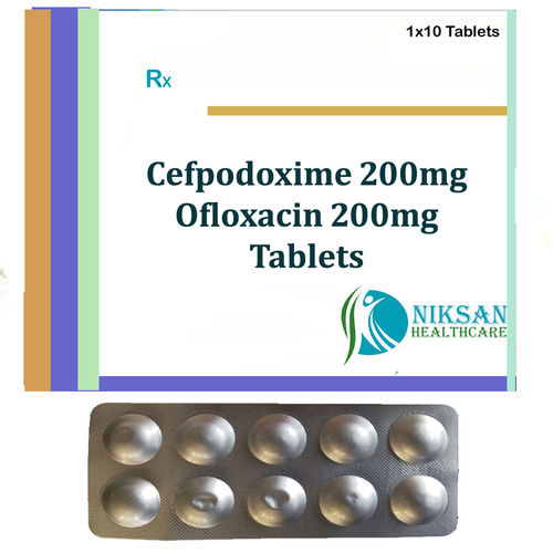 Cefpodoxime 200Mg Ofloxacin 200Mg Tablets General Medicines