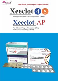 Thiocolchicoside 8mg + Aceclofenac 100mg Tablets
