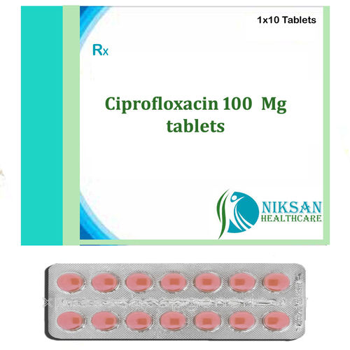 Ciprofloxacin 100 Mg Tablets General Medicines