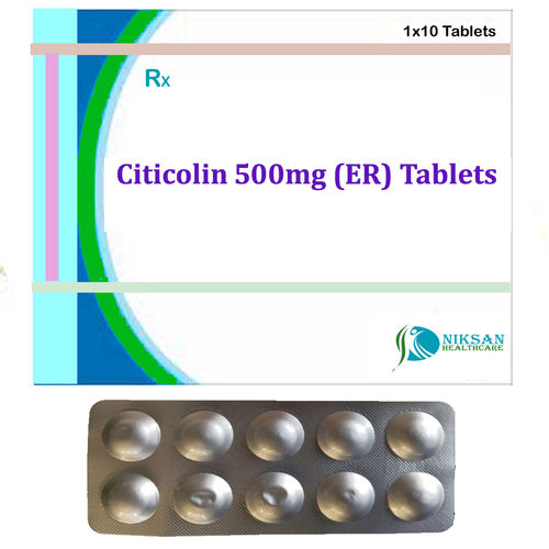 Citicolin 500mg Extended Release Tablets General Medicines