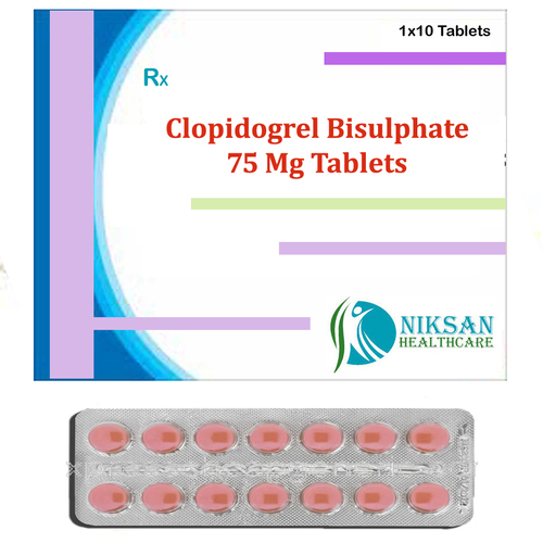 Clopidogrel Bisulphate 75 Mg Tablets General Medicines
