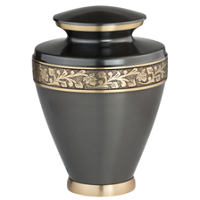 Regent Navy Black  Brass Urn