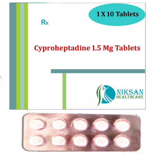 Cyproheptadine 1.5 Mg Tablets General Medicines