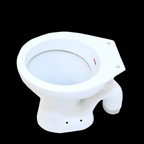 White Round One Piece Toilet