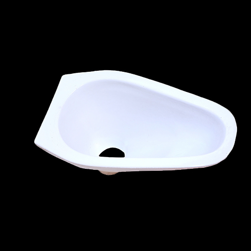 White Indian Rural Toilet Seat