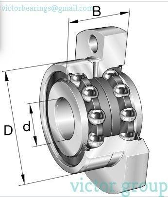 INA Angular contact ball bearing ZKLFA-2Z SERIES