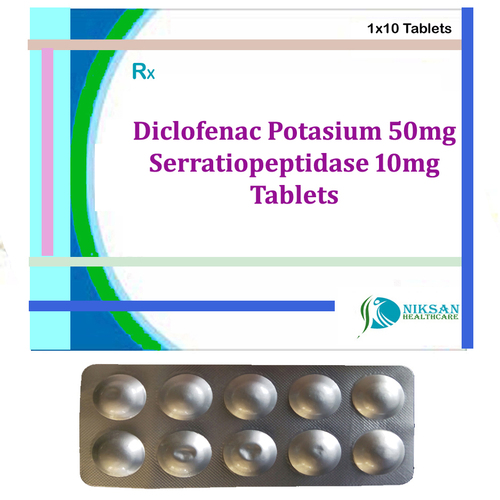 Diclofenac Paracetamol Serratiopeptidase Tablets