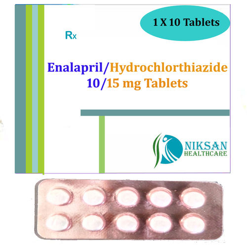 Enalapril Maleate 10 Mg Hydorchlorthiazide 15 Mg Tablets General Medicines