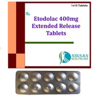 Etodolac 400mg Exteneded Release Tablets. General Medicines