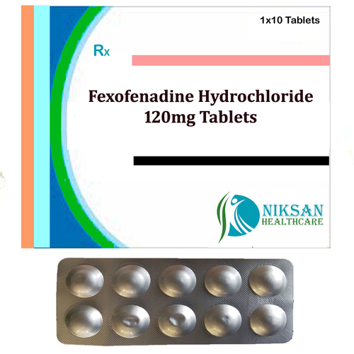 Fexofenadine Hydrochloride 120Mg Tablets